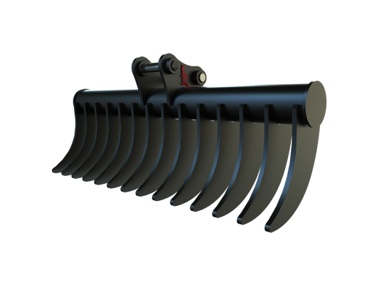 Roo Attachments 1000mm stick rake for 2.0t-2.7t mini excavators