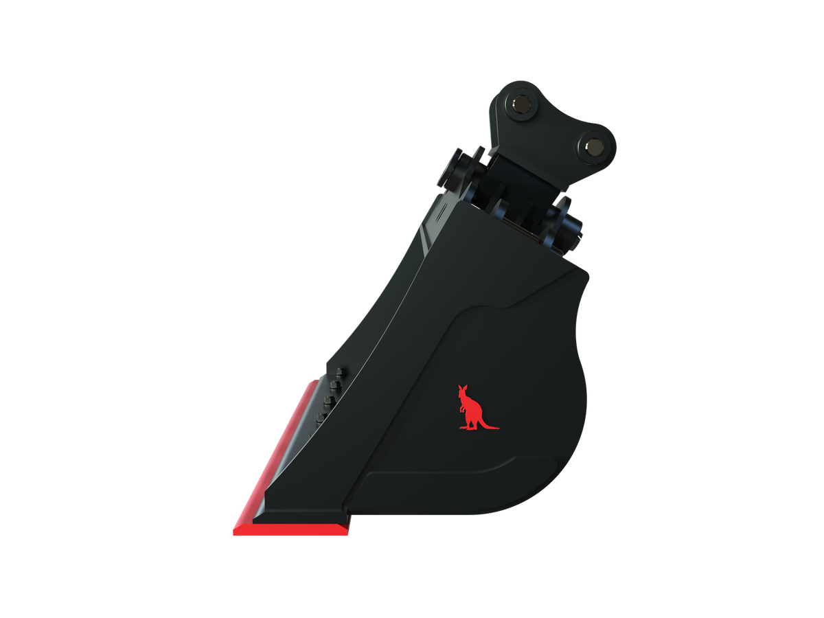 Roo Attachments 1000mm hydraulic tilting mud bucket for 2.0t-2.7t mini excavators, additional view