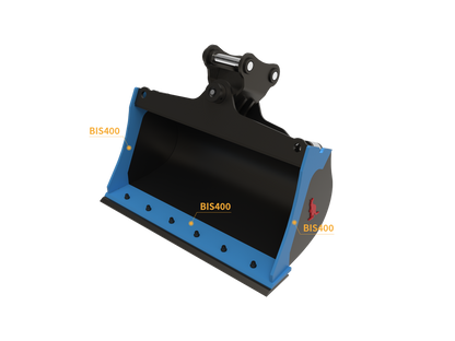 Roo Attachments 1000mm hydraulic tilting mud bucket for 2.0t-2.7t mini excavators, additional view