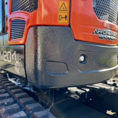 AM20 2.0T Mini Excavator - rear left close-up