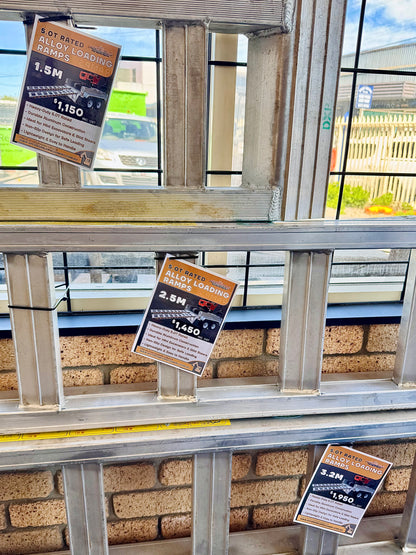 Alloy Loading Ramps (Pair) 1.5 Meter, 5.0 Tonne Rated