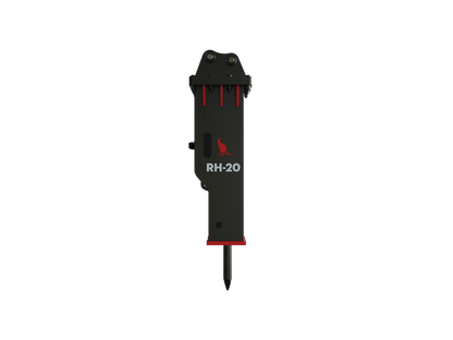 Roo Attachments RH-20 hydraulic rock breaker for 1.2t-2.7t mini excavators