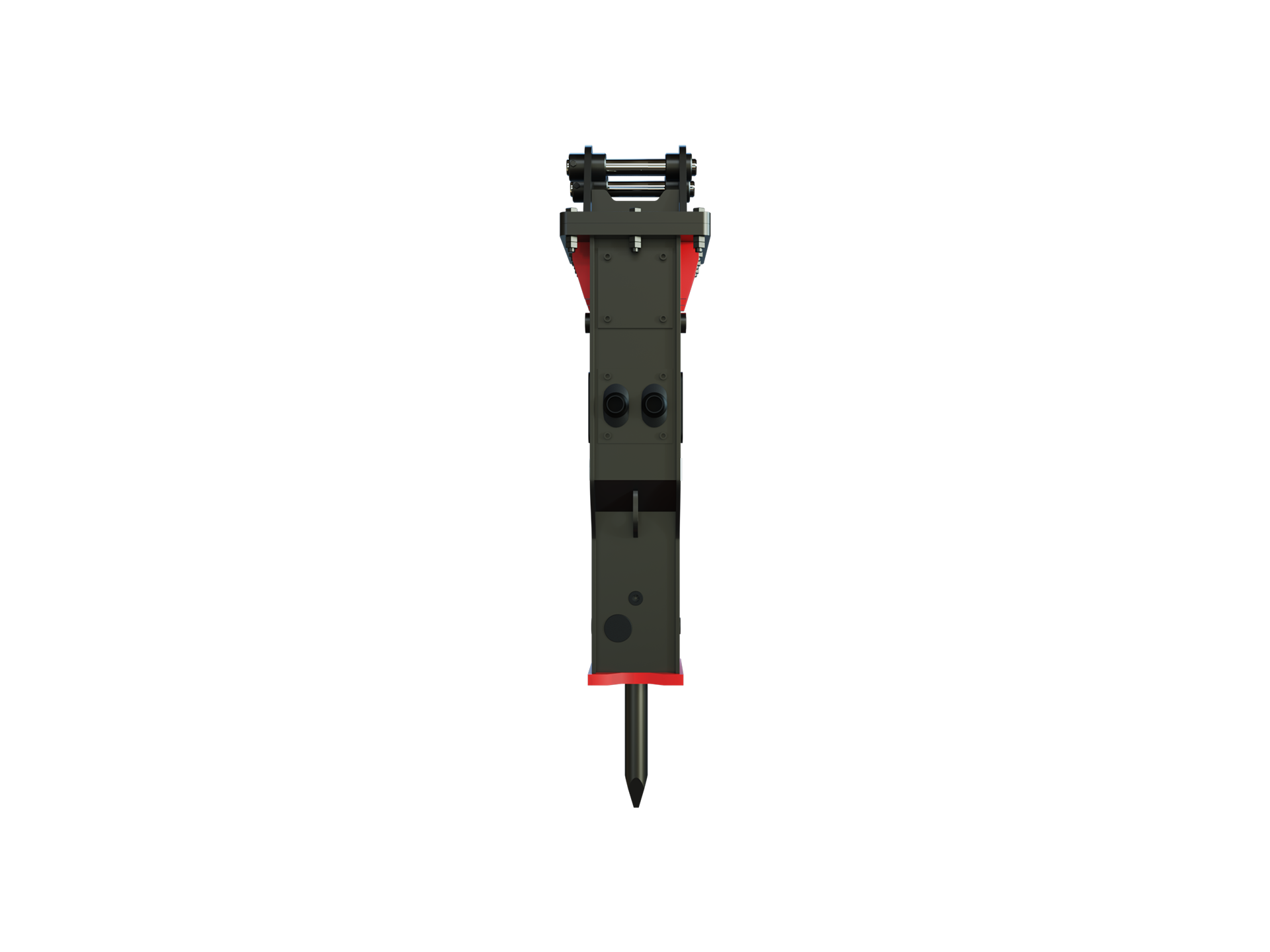 Roo Attachments RH-20 hydraulic rock breaker for 1.2t-2.7t mini excavators, additional view