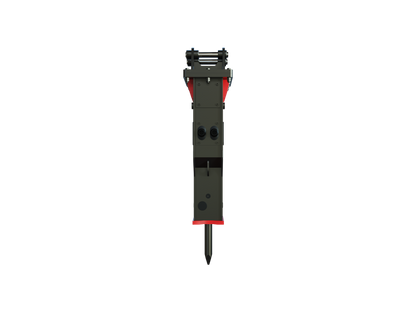 Roo Attachments RH-20 hydraulic rock breaker for 1.2t-2.7t mini excavators, additional view