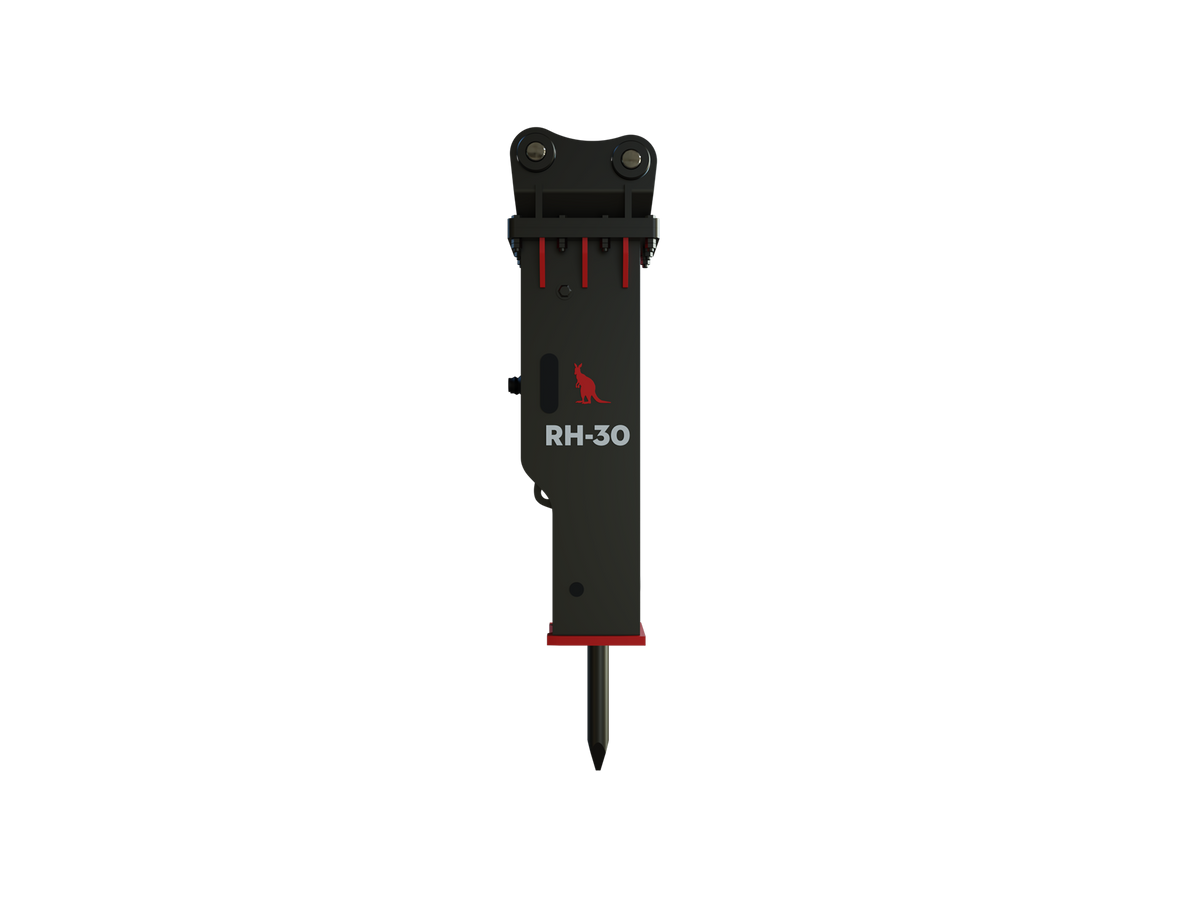 Roo Attachments RH-30 hydraulic rock breaker for 2.5t-4.0t excavators