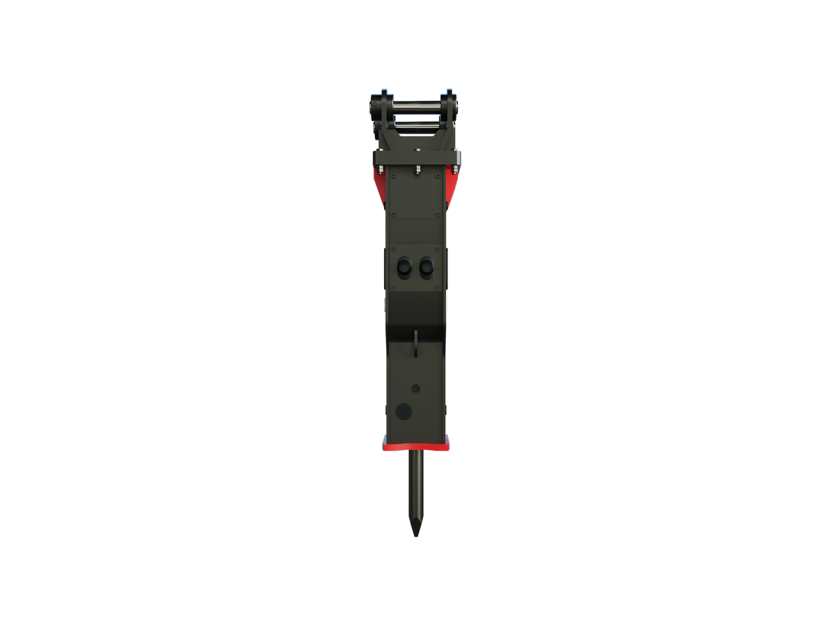 Roo Attachments RH-30 hydraulic rock breaker for 2.5t-4.0t excavators, additional view