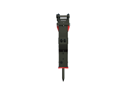 Roo Attachments RH-30 hydraulic rock breaker for 2.5t-4.0t excavators, additional view