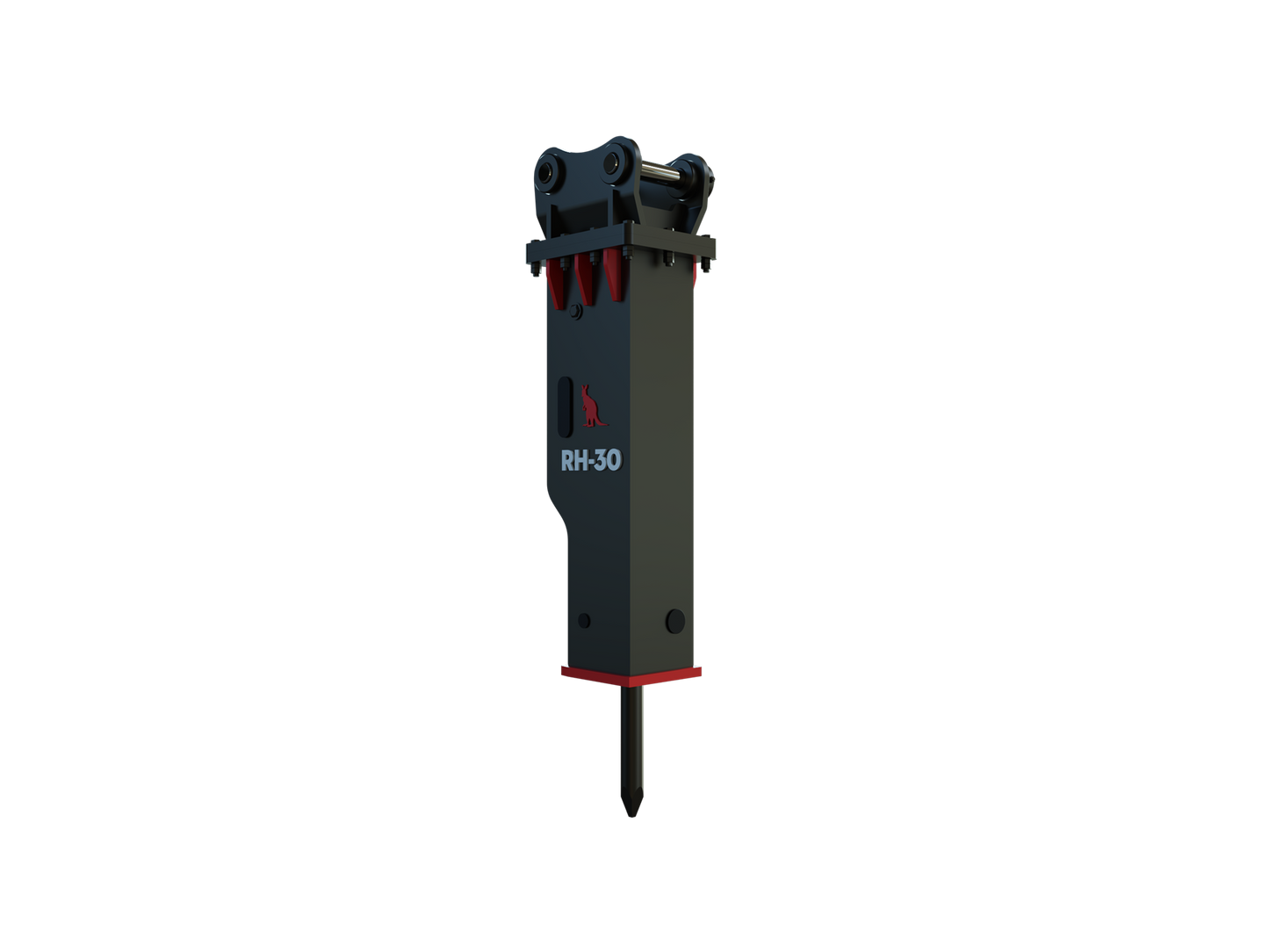 Roo Attachments RH-30 hydraulic rock breaker for 2.5t-4.0t excavators, additional view
