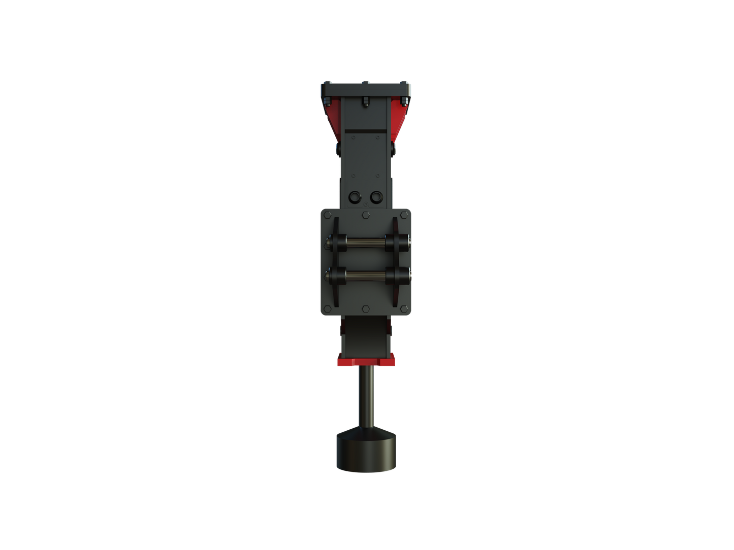 Roo Attachments RPR-20 hydraulic post rammer for 1.5t-2.5t mini excavators, additional view