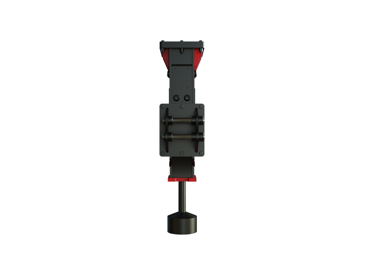 Roo Attachments RPR-20 hydraulic post rammer for 1.5t-2.5t mini excavators, additional view