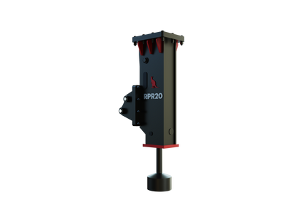 Roo Attachments RPR-20 hydraulic post rammer for 1.5t-2.5t mini excavators, additional view