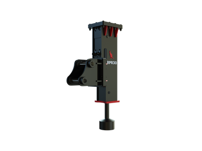 Roo Attachments RPR-30 hydraulic post rammer for 2.5t-4.5t excavators, additional view