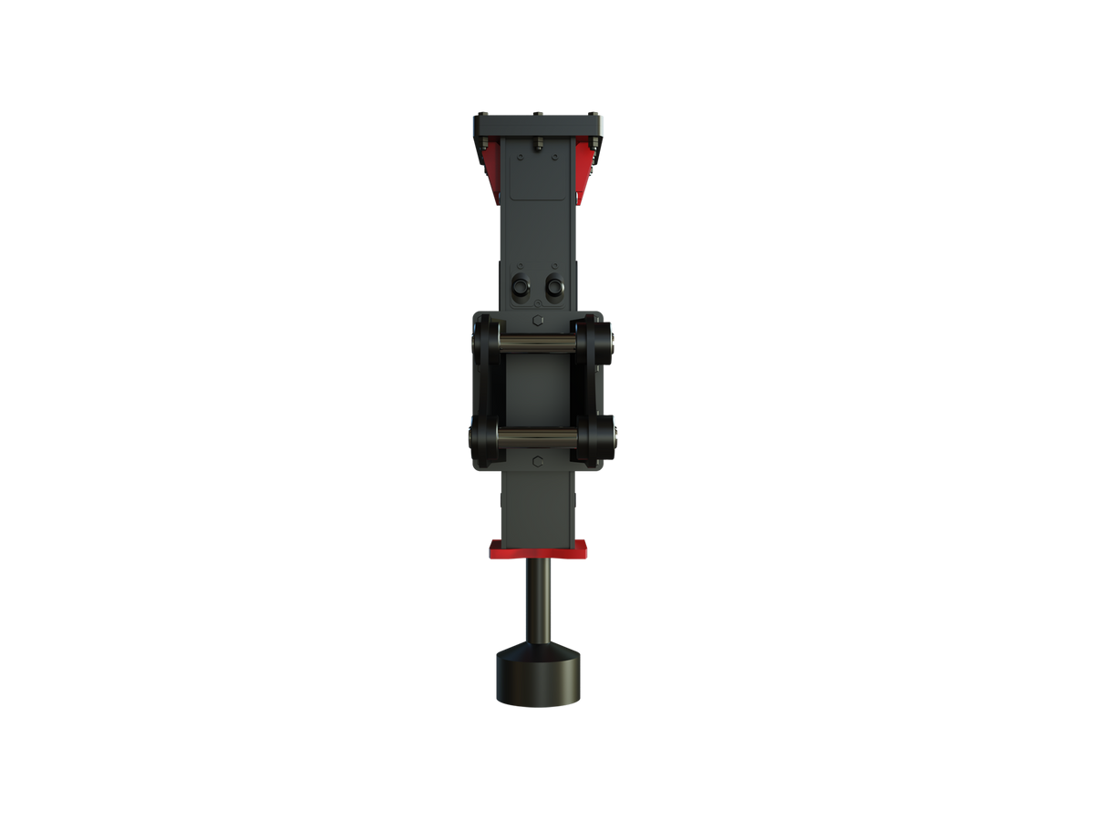 Roo Attachments RPR-30 hydraulic post rammer for 2.5t-4.5t excavators, additional view