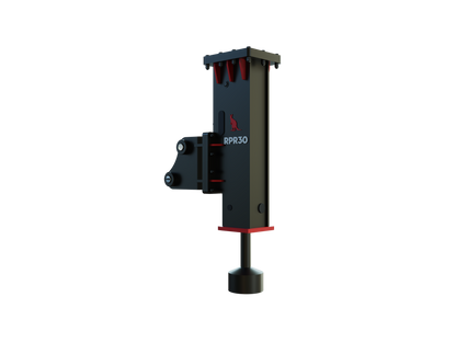 Roo Attachments RPR-30 hydraulic post rammer for 2.5t-4.5t excavators, additional view