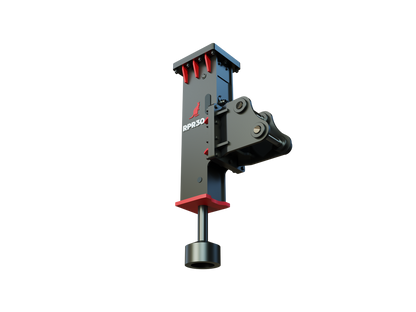 Roo Attachments RPR-30 hydraulic post rammer for 2.5t-4.5t excavators, additional view